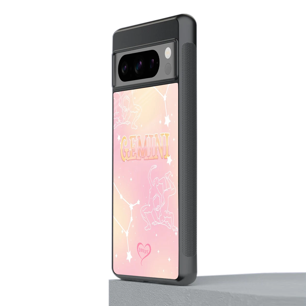 Gemini Aura stylish phone case for google pixel 8 pro | glossy glass and slim fit