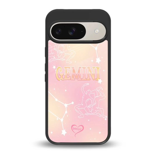 Gemini Aura back phone cover | glass case for google pixel 9