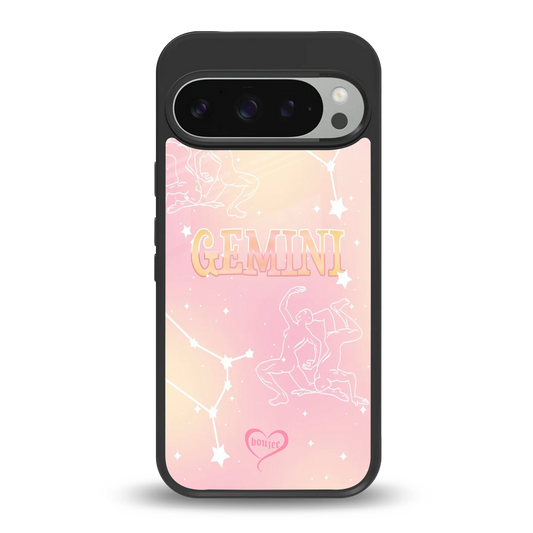 Gemini Aura back phone cover | glass case for google pixel 9 pro xl