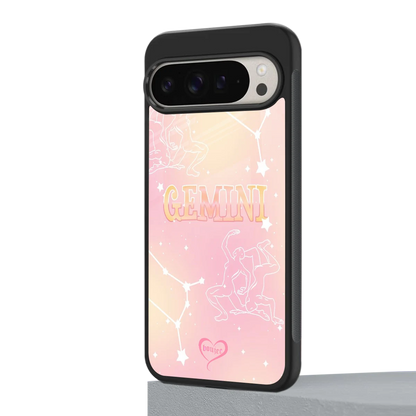 Gemini Aura google pixel 9 pro mobile cover | shockproof glass phone case