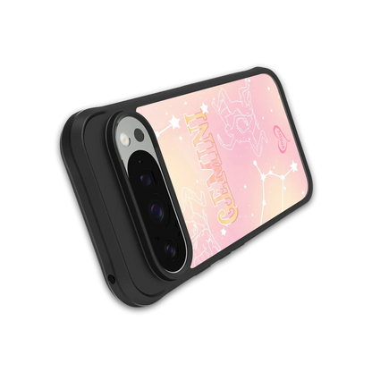 Gemini Aura stylish phone case for google pixel 9 pro | glossy glass and slim fit