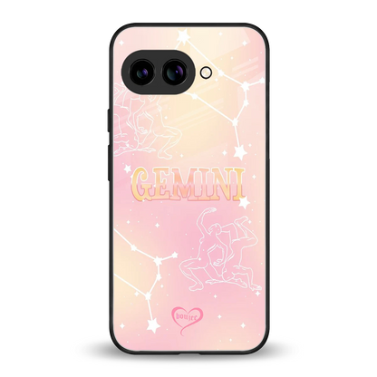 Gemini Aura back phone cover | glass case for google pixel 10a