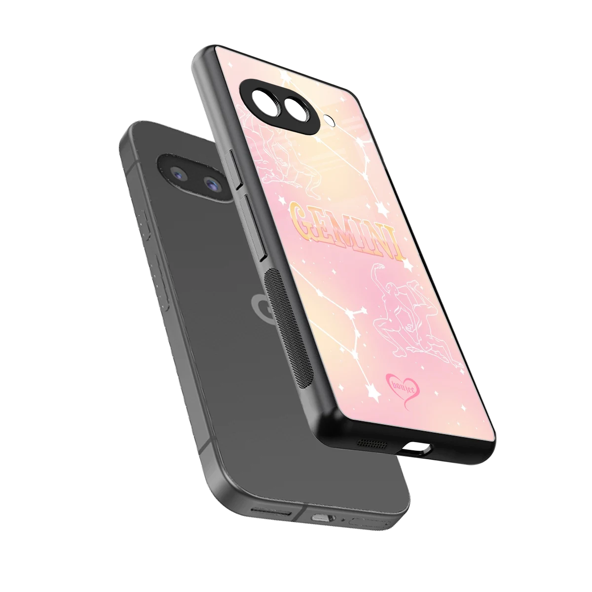 Gemini Aura sleek google pixel 10a cover with tempered glass back and TPU edges