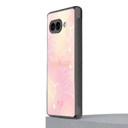 Gemini Aura google pixel 10a mobile cover | shockproof glass phone case