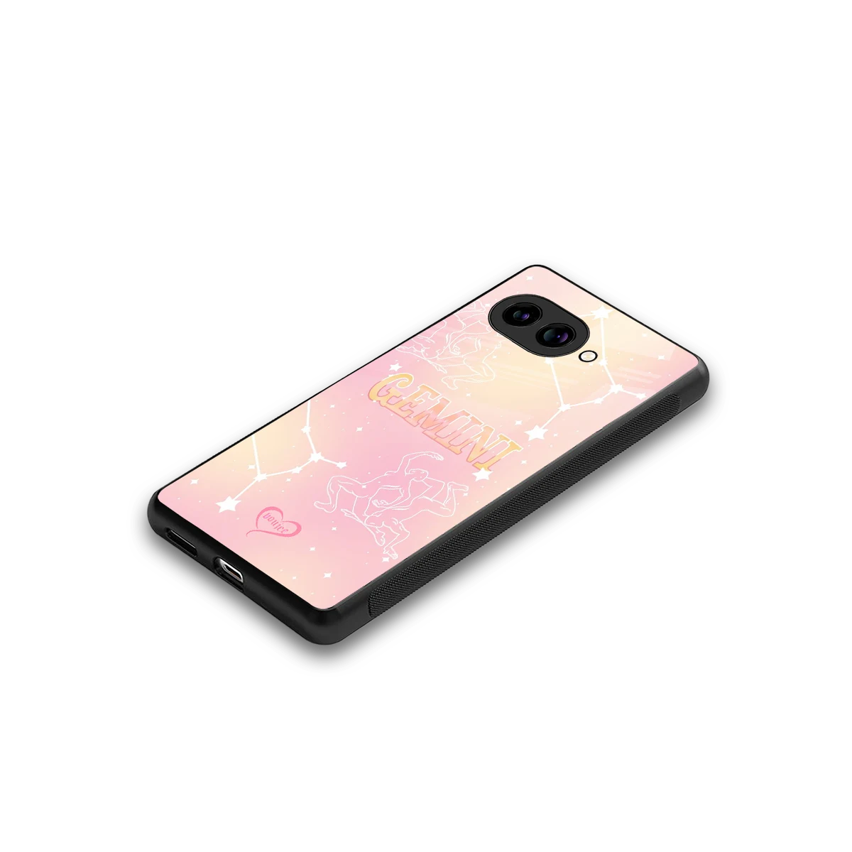 Gemini Aura stylish phone case for google pixel 10a | glossy glass and slim fit