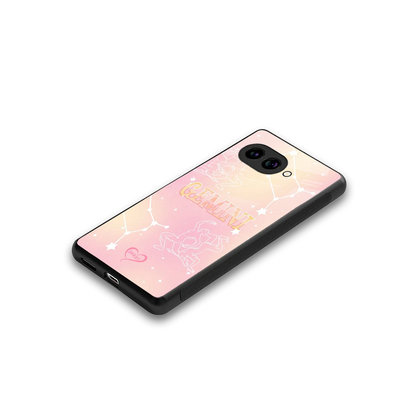 Gemini Aura stylish phone case for google pixel 10a | glossy glass and slim fit