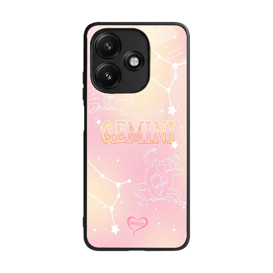Gemini Aura back phone cover | glass case for redmi 12 5g