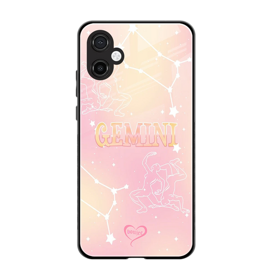 Gemini Aura back phone cover | glass case for samsung galaxy a06 5g