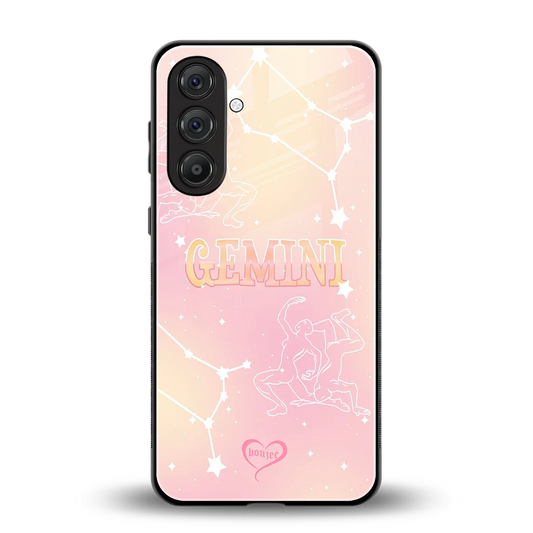 Gemini Aura back phone cover | glass case for samsung galaxy m35 5g