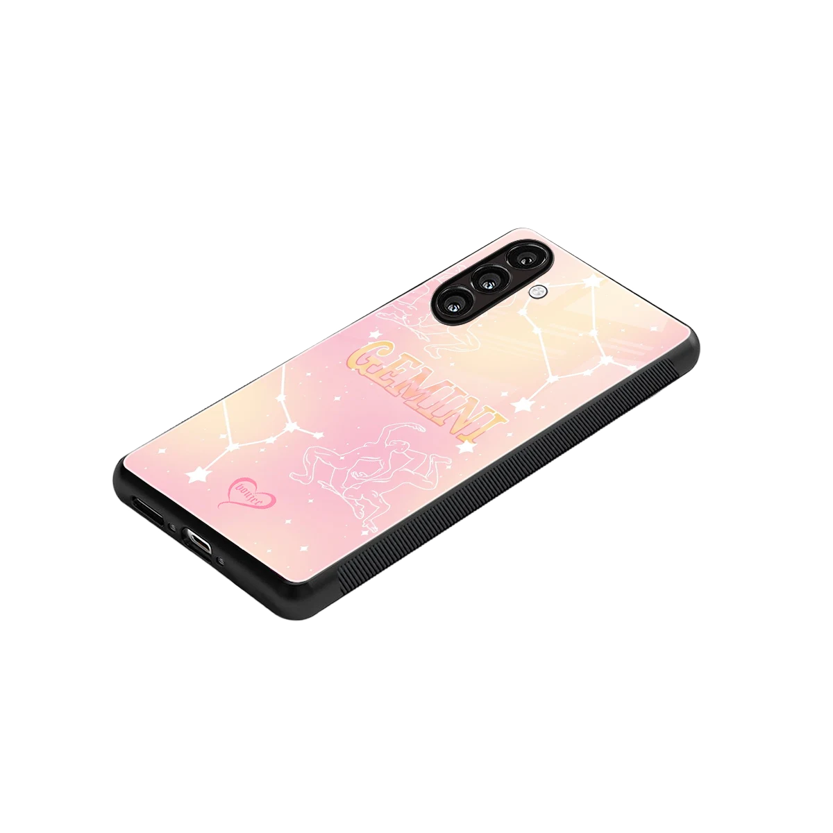 Gemini Aura stylish phone case for samsung galaxy m35 5g | glossy glass and slim fit