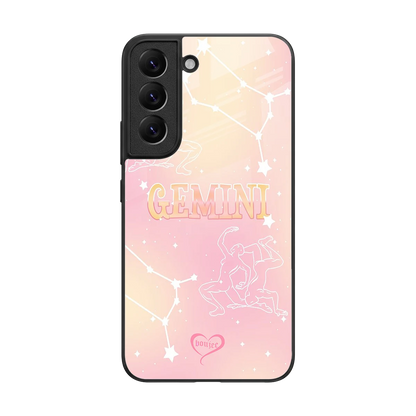 Gemini Aura back phone cover | glass case for samsung galaxy s22