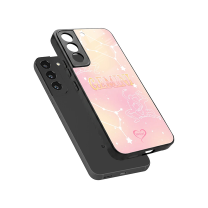 Gemini Aura sleek samsung galaxy s22 cover with tempered glass back and TPU edges