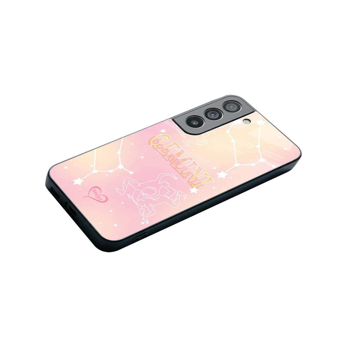 Gemini Aura stylish phone case for samsung galaxy s22 | glossy glass and slim fit
