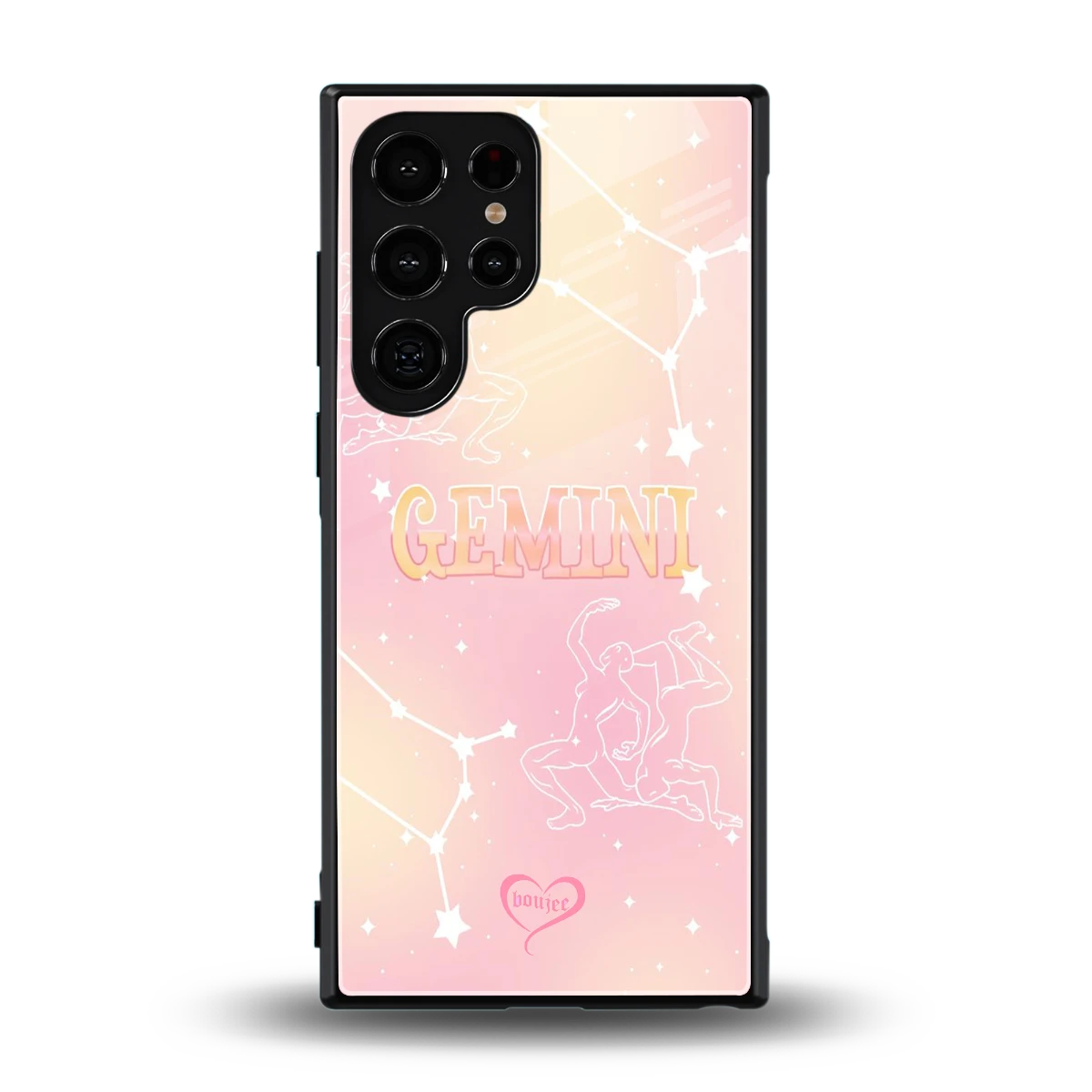 Gemini Aura back phone cover | glass case for samsung galaxy s24 ultra