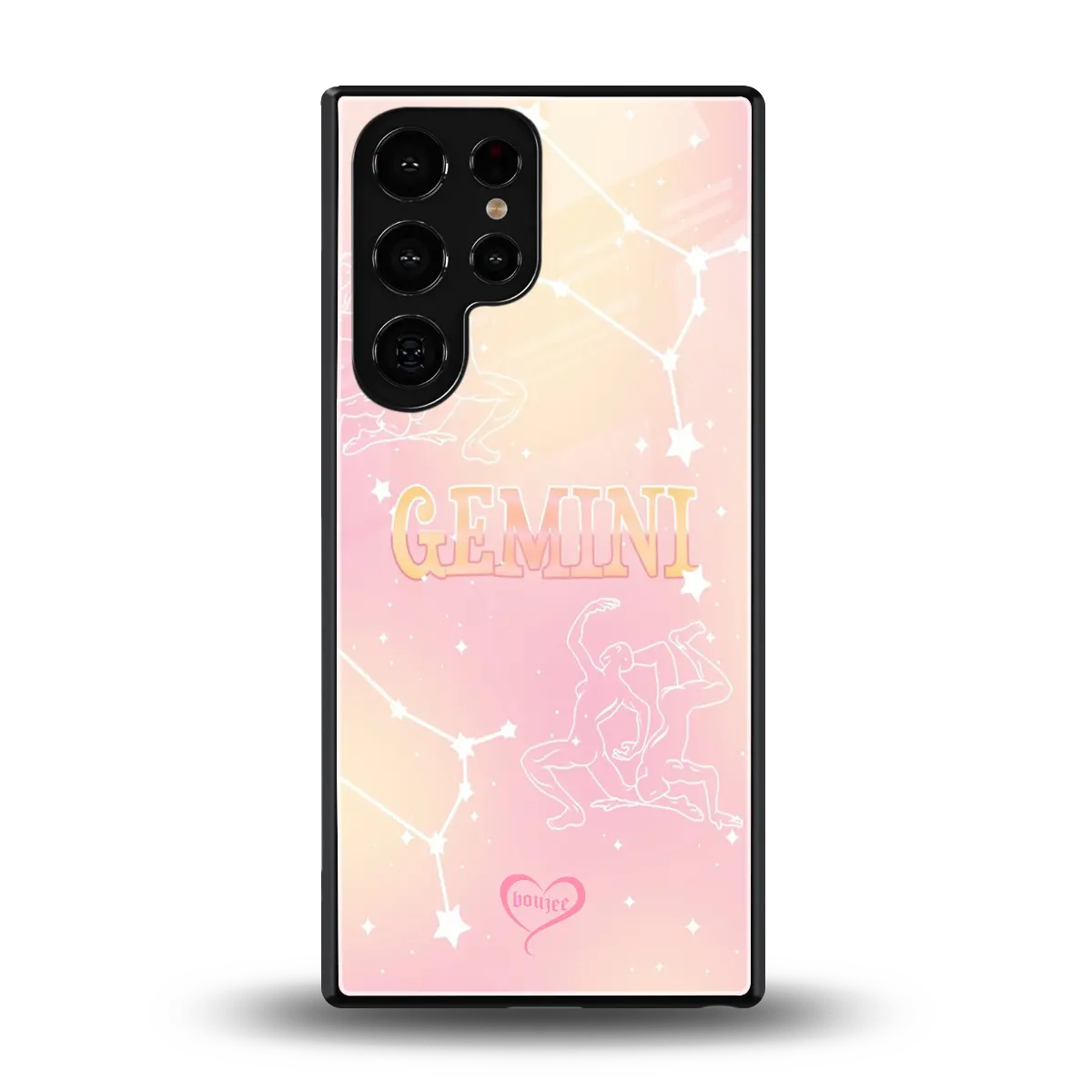 Gemini Aura back phone cover | glass case for samsung galaxy s25 ultra
