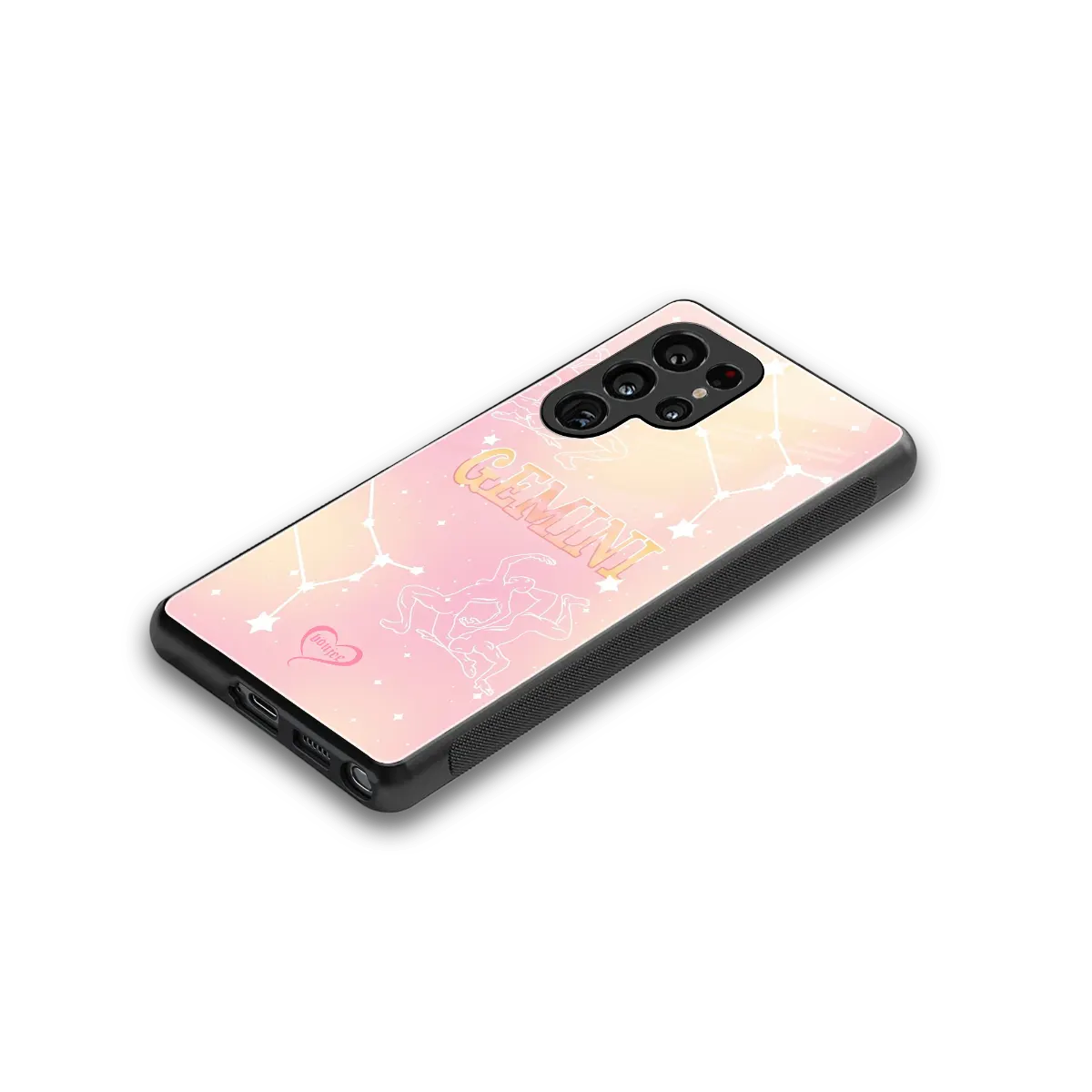 Gemini Aura stylish phone case for samsung galaxy s25 ultra | glossy glass and slim fit