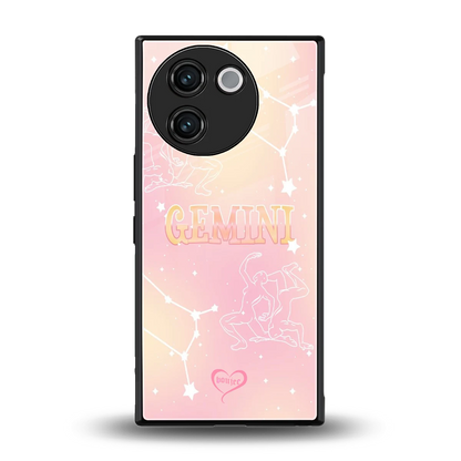 Gemini Aura back phone cover | glass case for vivo v30e