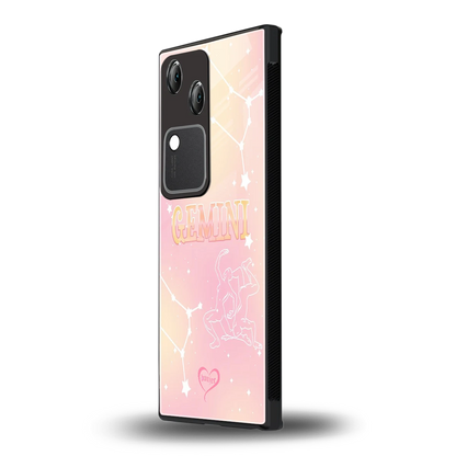 Gemini Aura vivo v30 mobile cover | shockproof glass phone case