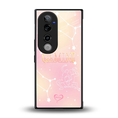 Gemini Aura back phone cover | glass case for vivo v40 pro