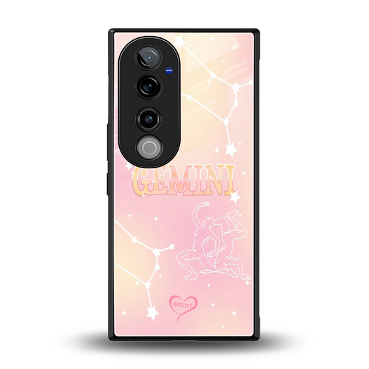 Gemini Aura back phone cover | glass case for vivo v40 pro