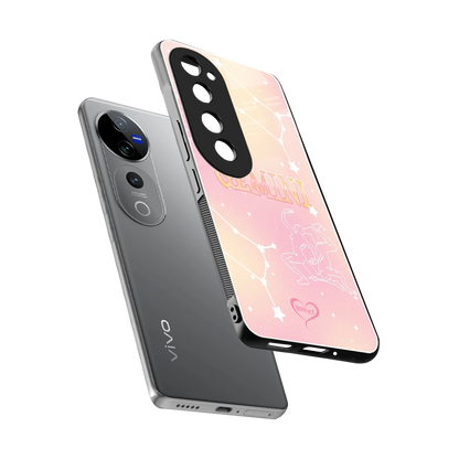 Gemini Aura sleek vivo v40 pro cover with tempered glass back and TPU edges