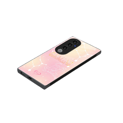 Gemini Aura stylish phone case for vivo v40 pro | glossy glass and slim fit