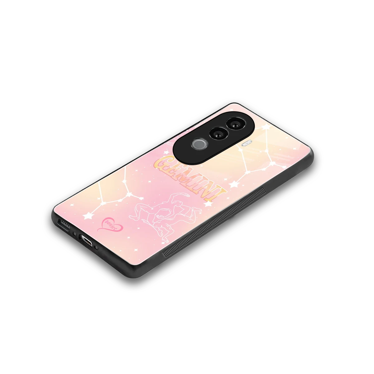 Gemini Aura stylish phone case for vivo v40e | glossy glass and slim fit