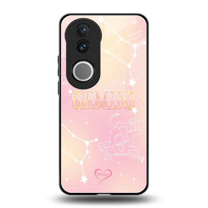 Gemini Aura back phone cover | glass case for vivo v50