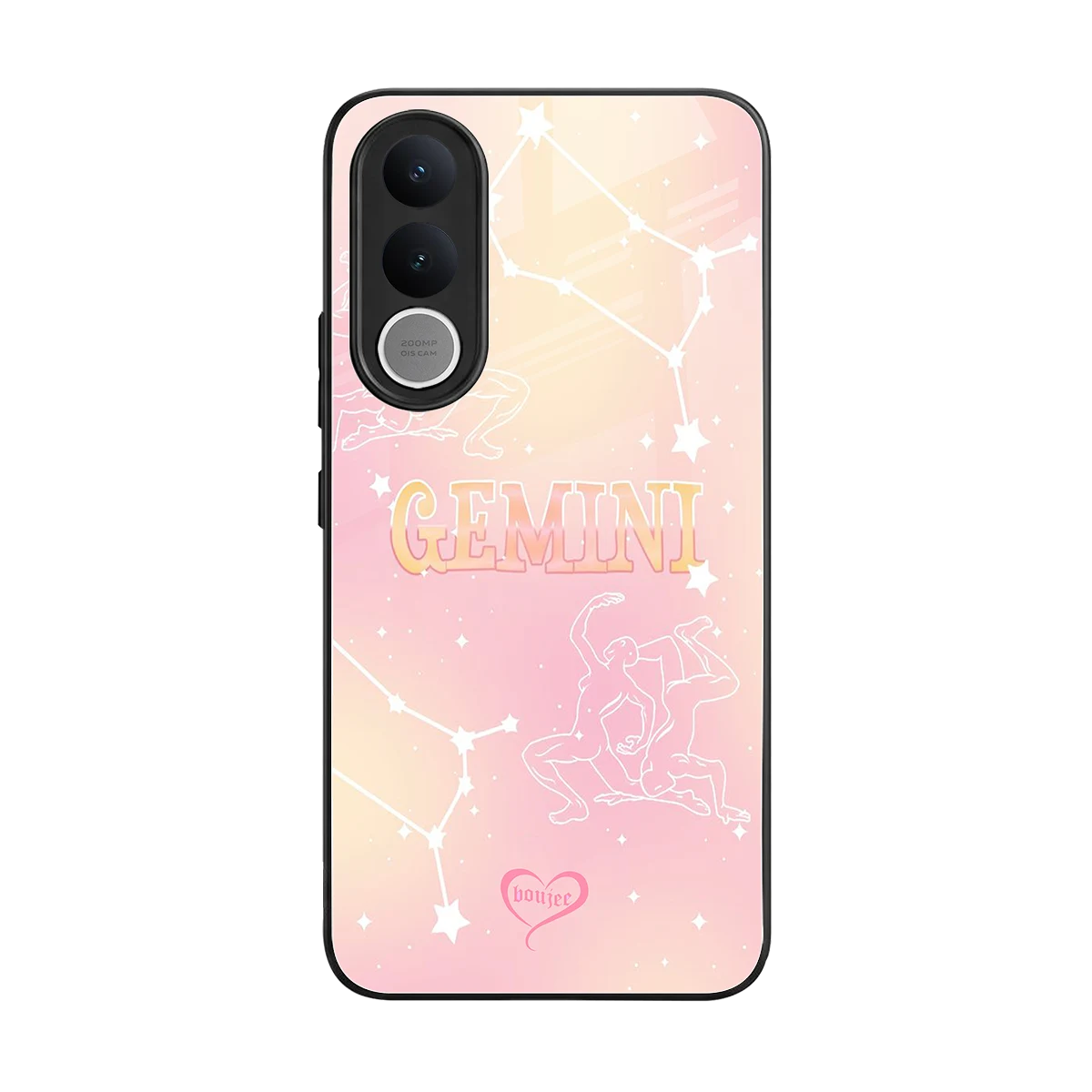Gemini Aura back phone cover | glass case for vivo v70 fe