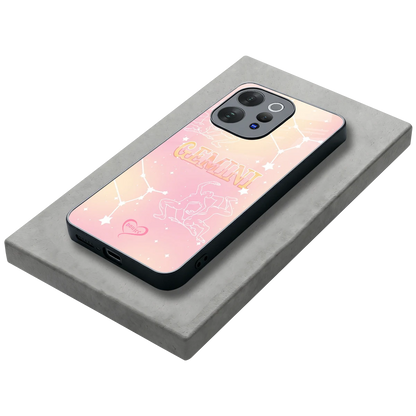 Gemini Aura stylish phone case for vivo v70 | glossy glass and slim fit