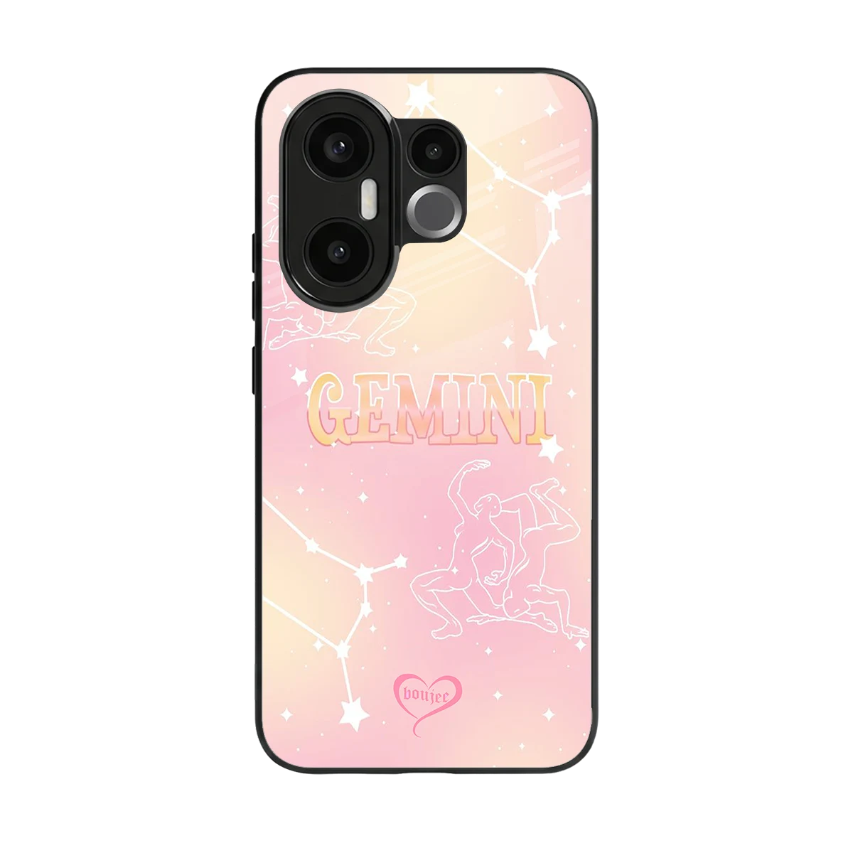 Gemini Aura back phone cover | glass case for vivo x200 fe