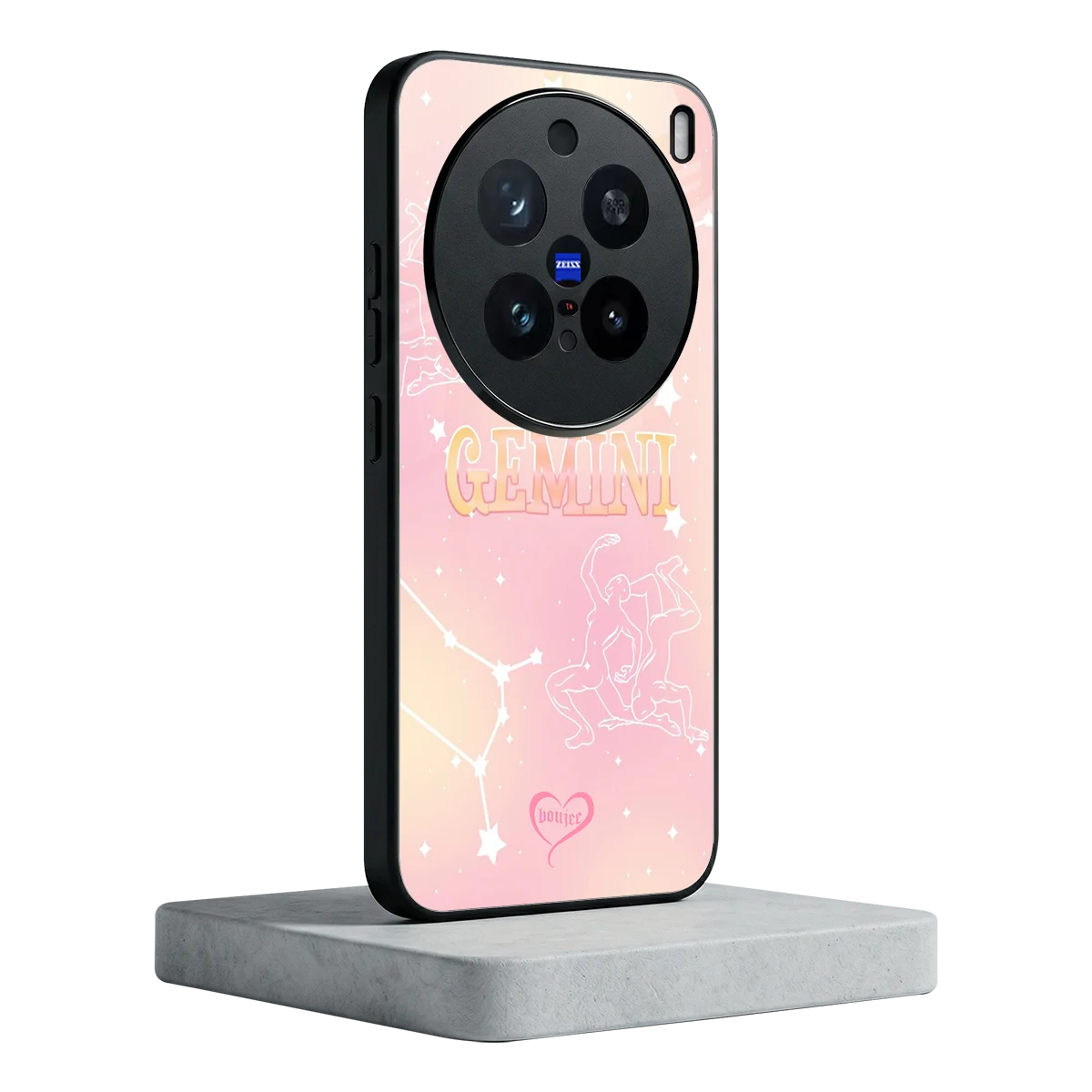 Gemini Aura vivo x200 pro mobile cover | shockproof glass phone case