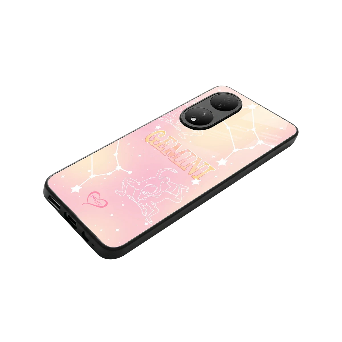 Gemini Aura stylish phone case for Vivo-y100 | glossy glass and slim fit