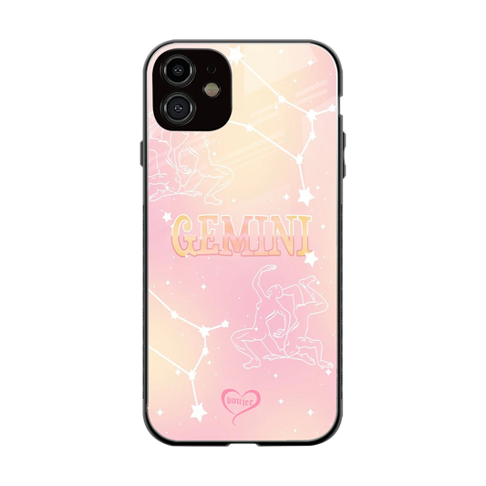 Gemini Aura back phone cover | glass case for iphone 12