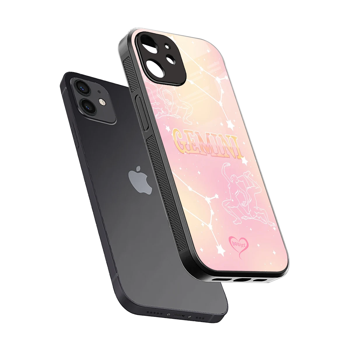 Gemini Aura sleek iphone 11 cover with tempered glass back and TPU edges