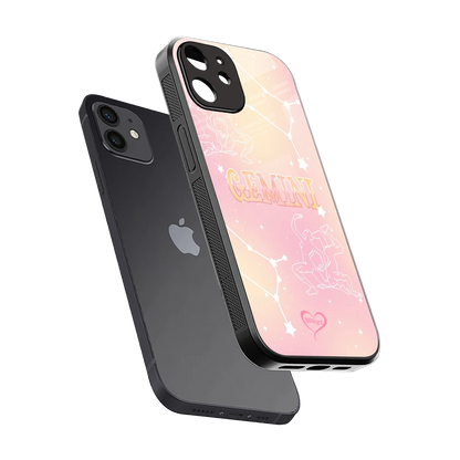 Gemini Aura sleek iphone 11 cover with tempered glass back and TPU edges