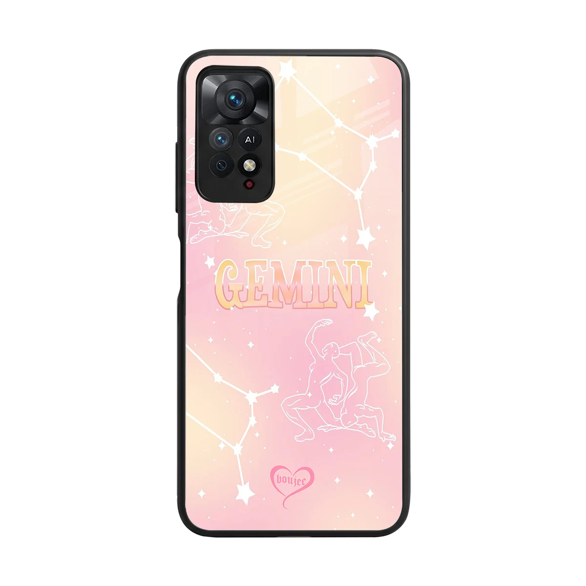 Gemini Aura back phone cover | glass case for redmi note 11 pro