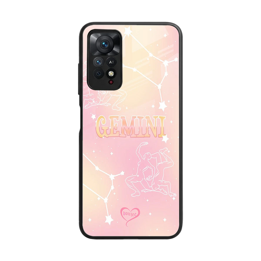 Gemini Aura back phone cover | glass case for redmi note 11 pro