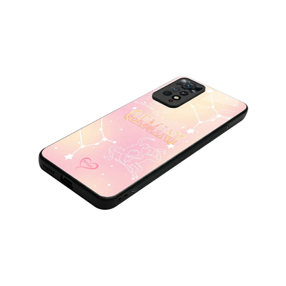 Gemini Aura stylish phone case for redmi note 11 pro | glossy glass and slim fit