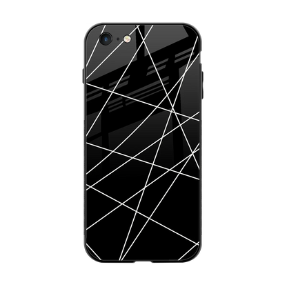 Geomatric Black back phone cover | glass case for iphone 6s plus