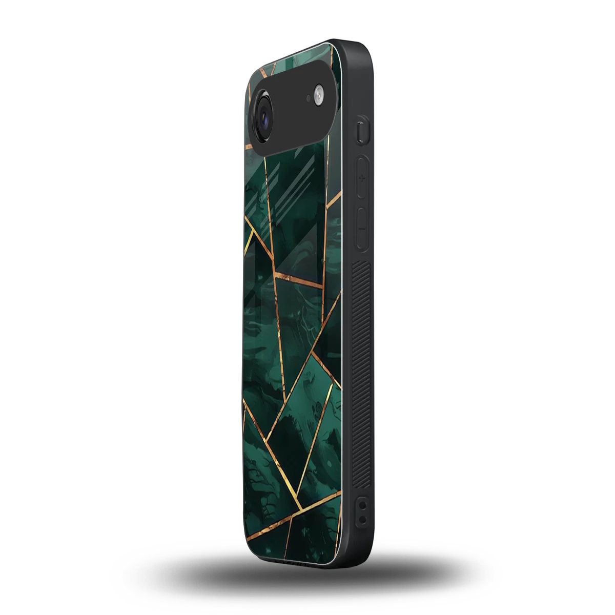 Geometric green iphone air mobile cover | shockproof glass phone case
