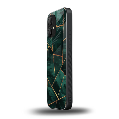 Geometric green nothing phone 1 mobile cover | shockproof glass phone case
