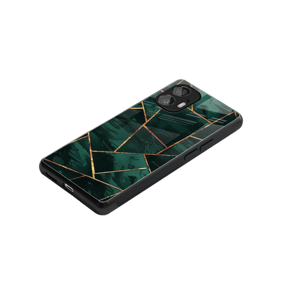 Geometric green stylish phone case for nothing phone 2 | glossy glass and slim fit