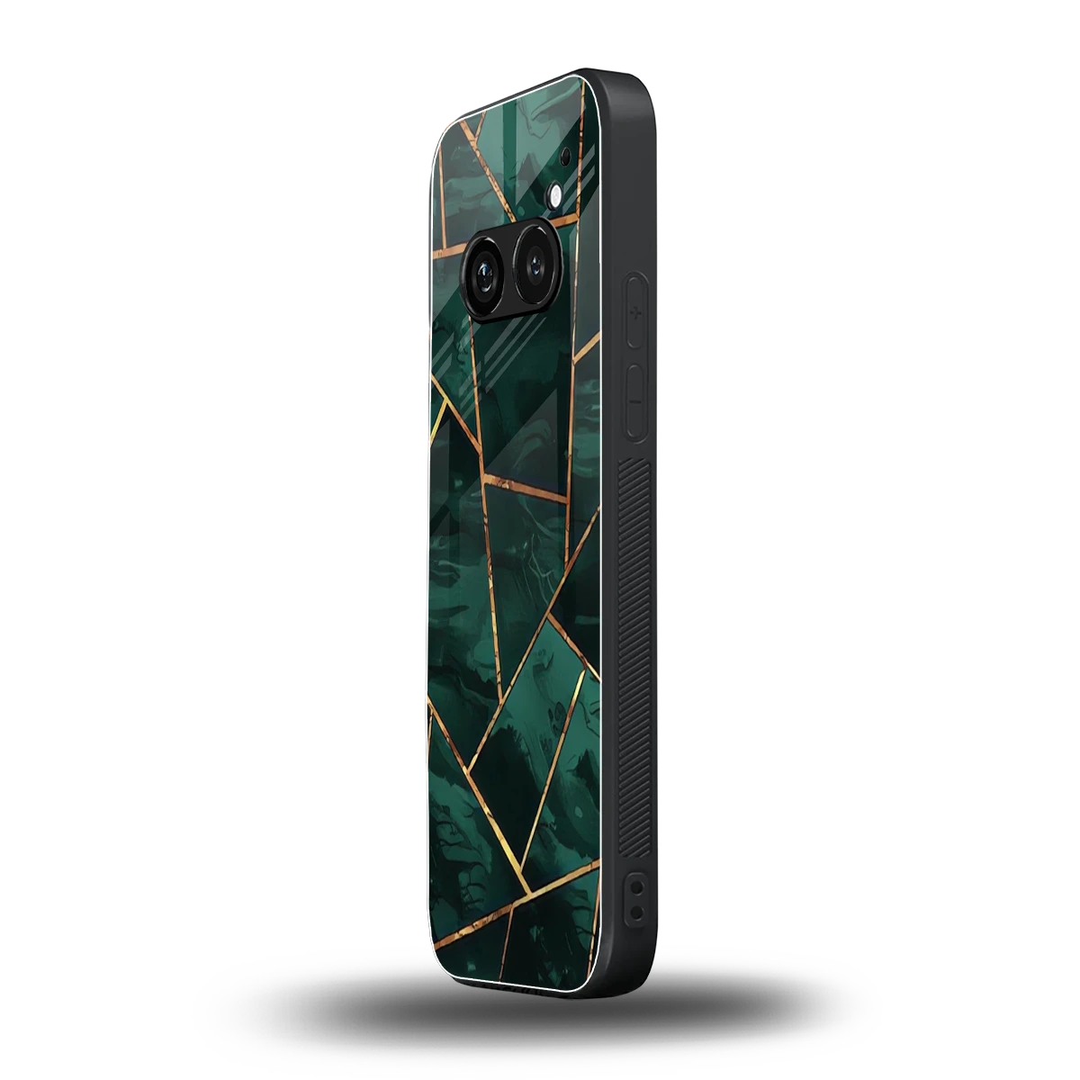 Geometric green nothing phone 2a mobile cover | shockproof glass phone case