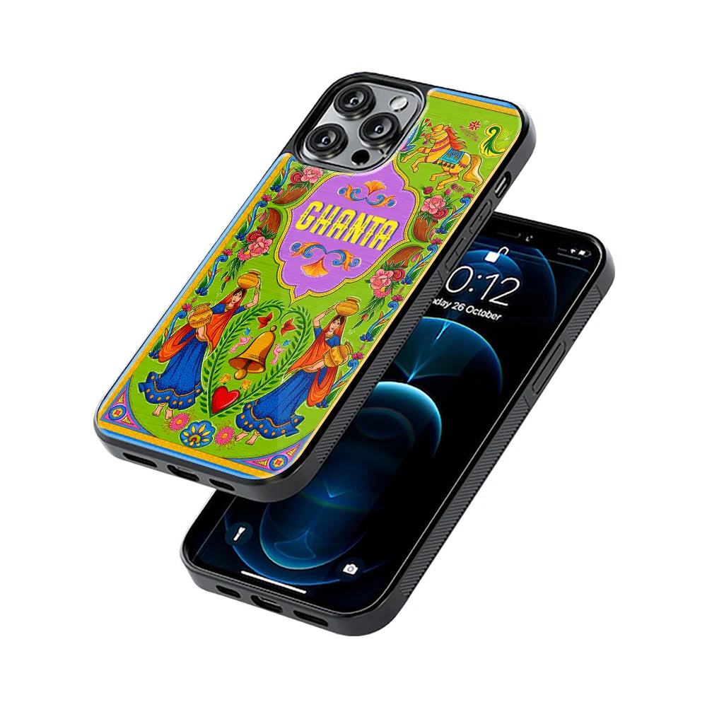 Protective Glass Back Phone Case Compatible with iPhone, Samsung, OnePlus, Pixel & More