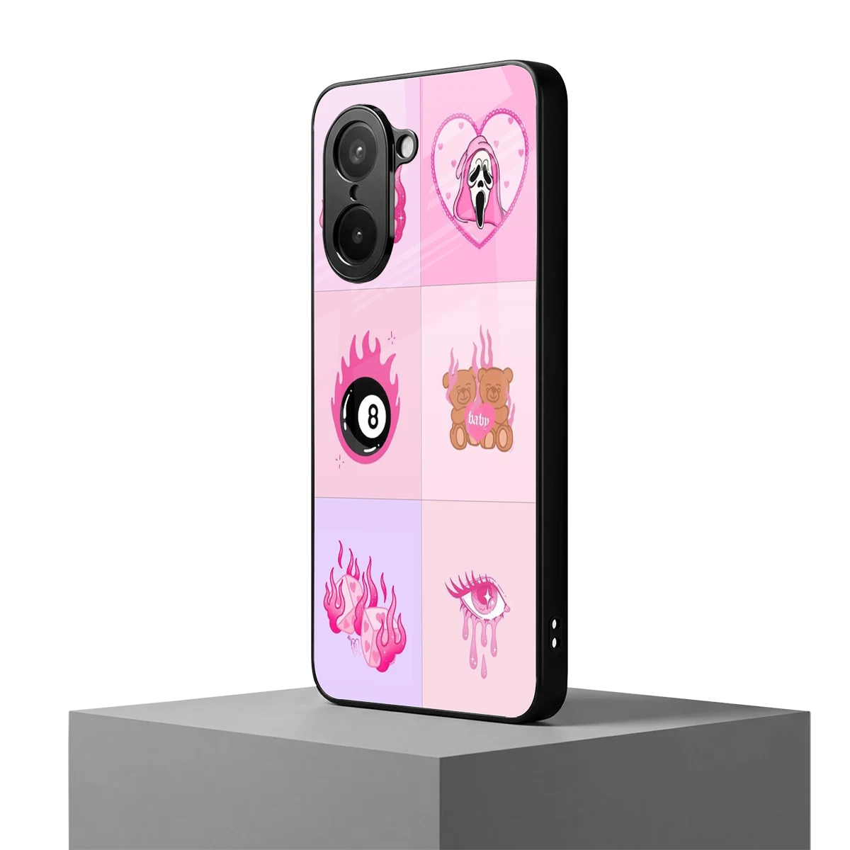 Ghostly Adorable oneplus nord ce5 5g mobile cover | shockproof glass phone case