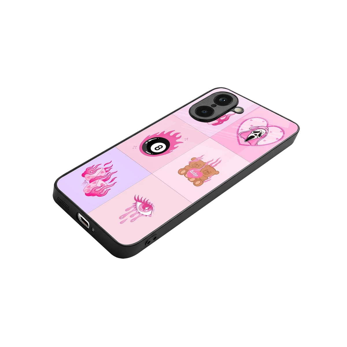 Ghostly Adorable stylish phone case for oneplus nord ce5 5g | glossy glass and slim fit
