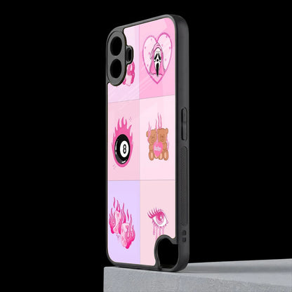 Ghostly Adorable cmf nothing phone 1 mobile cover | shockproof glass phone case