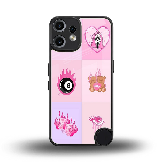 Ghostly Adorable back phone cover | glass case for cmf nothing phone 2 pro