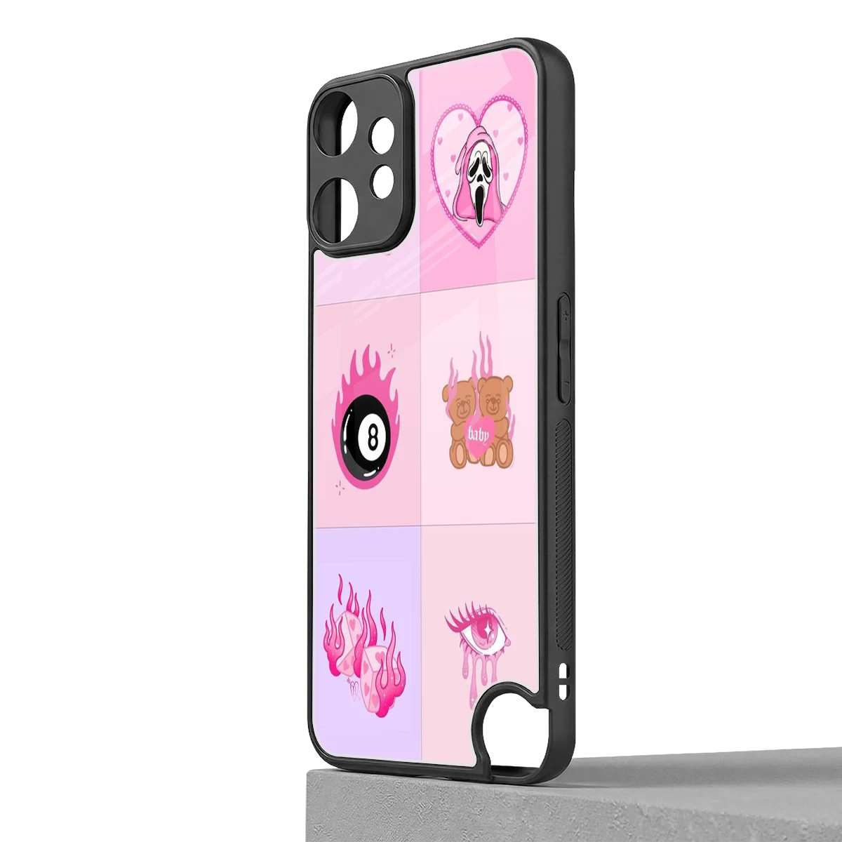 Ghostly Adorable cmf nothing phone 2 pro mobile cover | shockproof glass phone case